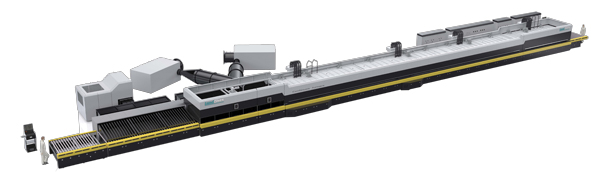 LD-BLJ強(qiáng)制對(duì)流連續(xù)彎鋼化爐