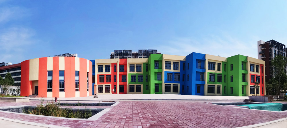 蘭迪鋼化真空玻璃幼兒園項目順利安裝完畢